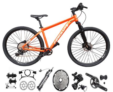 Bicicleta Absolute Nero 5 Disc H Aro 29 Susp. Dianteira 12 Marchas - Laranja