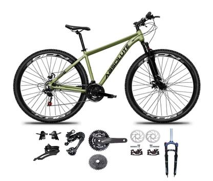 Bicicleta Absolute Nero 5 Disc M Aro 29 Susp. Dianteira 18 Marchas - Oliva