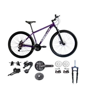 Bicicleta Absolute Nero 5 Disc M Aro 29 Susp. Dianteira 18 Marchas - Roxo
