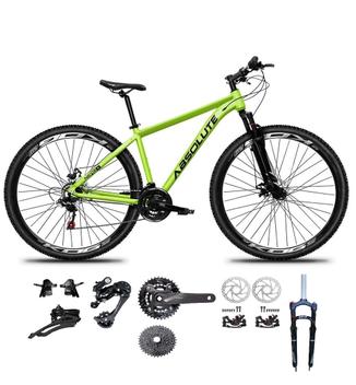 Bicicleta Absolute Nero 5 Disc M Aro 29 Susp. Dianteira 18 Marchas - Verde