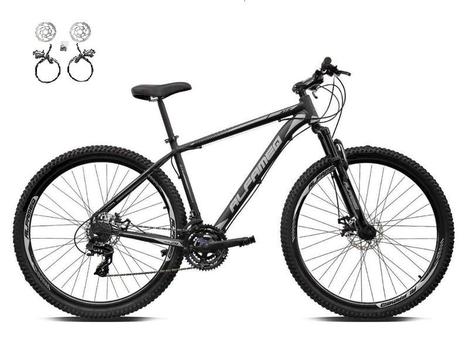 Bicicleta Alfameq Atx Disc H Aro 29 Susp. Dianteira 21 Marchas - Cinza/preto
