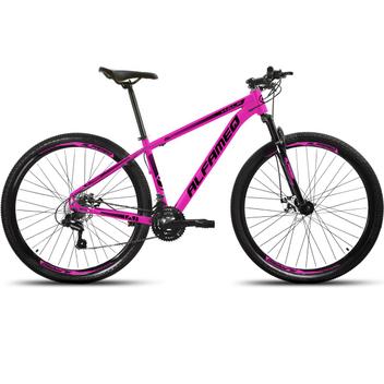 Bicicleta Alfameq Half Disc M Aro 29 Susp. Dianteira 21 Marchas - Rosa