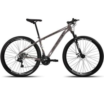 Bicicleta Alfameq Makan Disc M Aro 29 Susp. Dianteira 24 Marchas - Cinza/preto
