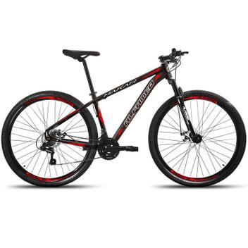 Bicicleta Alfameq Makan Disc H Aro 29 Susp. Dianteira 21 Marchas - Preto/vermelho