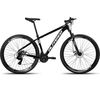 Bicicleta Alfameq Afx Disc M Aro 29 Susp. Dianteira 24 Marchas - Preto/branco