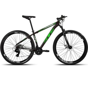 Bicicleta Alfameq Supreme Disc H Aro 29 Susp. Dianteira 27 Marchas - Preto/verde