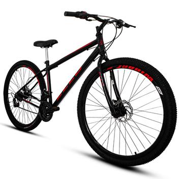 Bicicleta Ello Bike Velox Disc M Aro 29 Rígida 21 Marchas - Preto/vermelho