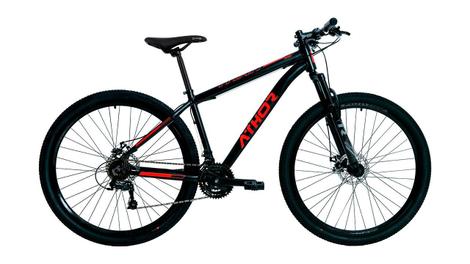 Bicicleta Athor Bike Titan Disc M Aro 29 Susp. Dianteira 21 Marchas - Preto/vermelho