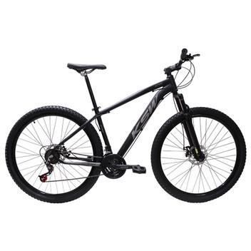 Bicicleta Ksw Xlt Disc H Aro 29 Susp. Dianteira 21 Marchas - Prata/preto