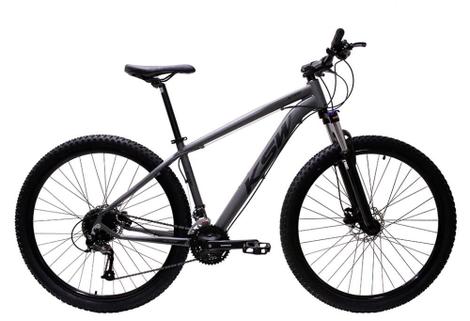 Bicicleta Ksw Xlt Disc H Aro 29 Susp. Dianteira 27 Marchas - Cinza/preto