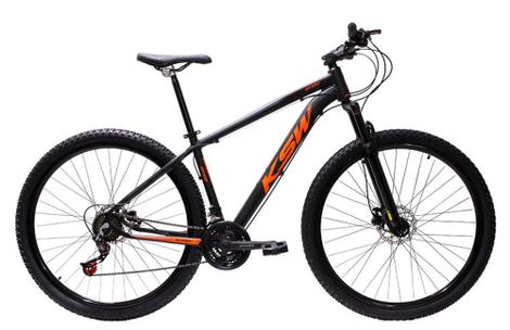 Bicicleta Ksw Xlt Disc H Aro 29 Susp. Dianteira 21 Marchas - Preto/laranja