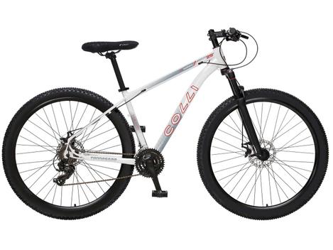 Bicicleta Colli Bike Tenesse Disc M Aro 29 Susp. Dianteira 21 Marchas - Branco