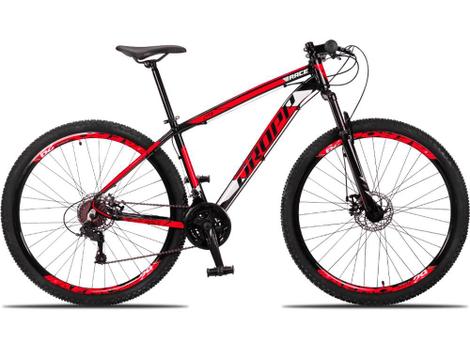 Bicicleta Dropp Race Disc M Aro 29 Susp. Dianteira 24 Marchas - Preto/vermelho