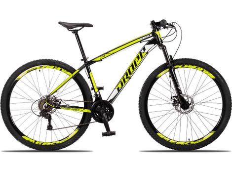 Bicicleta Dropp Race Disc M Aro 29 Susp. Dianteira 24 Marchas - Preto/amarelo