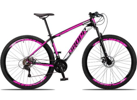 Bicicleta Dropp Race Disc M Aro 29 Susp. Dianteira 24 Marchas - Preto/rosa