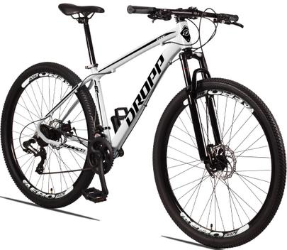 Bicicleta Dropp Sw Disc M Aro 29 Susp. Dianteira 24 Marchas - Branco/preto