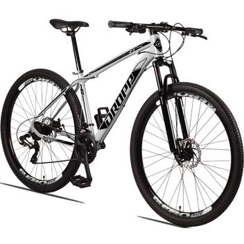 Bicicleta Dropp Z3 Disc M Aro 29 Susp. Dianteira 24 Marchas - Branco/preto