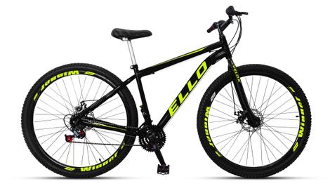 Bicicleta Ello Bike Velox Disc M Aro 29 Rígida 21 Marchas - Amarelo/preto