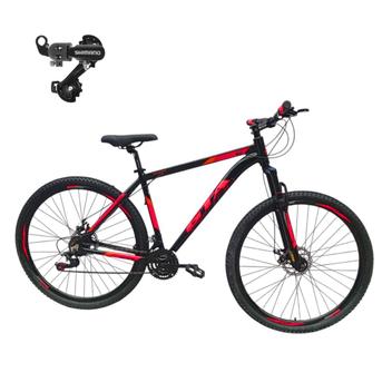 Bicicleta Gta Bike Nx9 Disc M Aro 29 Susp. Dianteira 24 Marchas - Preto/vermelho