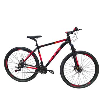 Bicicleta Gta Bike Nx9 Disc H Aro 29 Susp. Dianteira 24 Marchas - Preto/vermelho