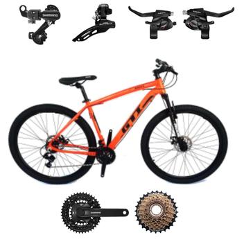 Bicicleta Gti T15 Disc M Aro 29 Susp. Dianteira 24 Marchas - Laranja