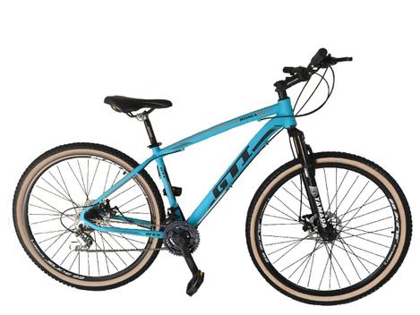 Bicicleta Gti T21 Disc M Aro 29 Susp. Dianteira 21 Marchas - Azul/preto