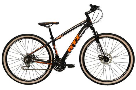 Bicicleta Gti T21 Disc M Aro 29 Susp. Dianteira 21 Marchas - Preto/laranja