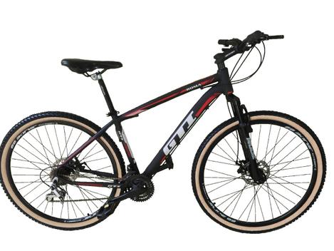 Bicicleta Gti Roma Disc M Aro 29 Susp. Dianteira 27 Marchas - Preto/vermelho