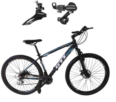 Bicicleta Gti T15 Disc M Aro 29 Susp. Dianteira 21 Marchas - Preto/azul