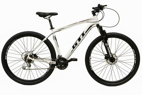 Bicicleta Gti Roma Disc H Aro 29 Susp. Dianteira 24 Marchas - Branco
