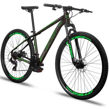 Bicicleta Gts Feel Disc M Aro 29 Susp. Dianteira 21 Marchas - Preto/verde