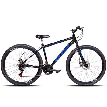 Bicicleta Gts Feel Iron Disc M Aro 29 Susp. Dianteira 21 Marchas - Preto/azul