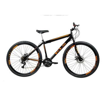 Bicicleta Kls Sport Gold Disc M Aro 29 Rígida 21 Marchas - Preto/laranja
