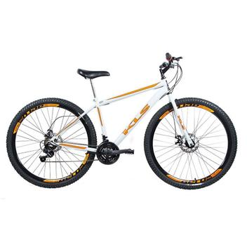 Bicicleta Kls Sport Gold Disc M Aro 29 Rígida 21 Marchas - Branco/laranja