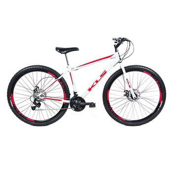 Bicicleta Kls Sport Gold Disc M Aro 29 Rígida 21 Marchas - Branco/vermelho