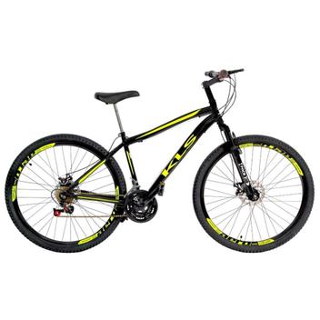 Bicicleta Kls Sport Gold Disc M Aro 29 Susp. Dianteira 21 Marchas - Preto/amarelo