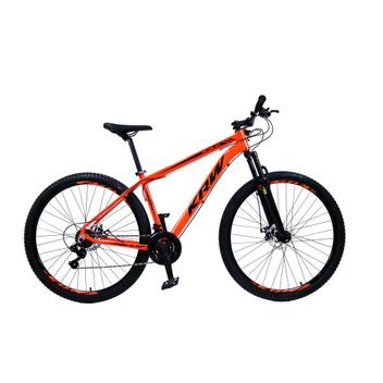 Bicicleta Krw X21 Disc M Aro 29 Susp. Dianteira 21 Marchas - Laranja/preto