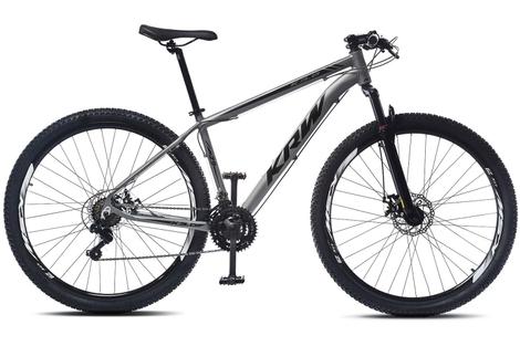 Bicicleta Krw R2 Aro 29 Susp. Dianteira 24 Marchas - Prata/preto