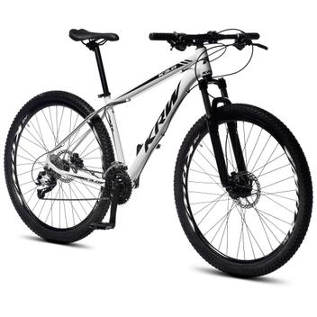 Bicicleta Krw S36 Aro 29 Susp. Dianteira 24 Marchas - Branco