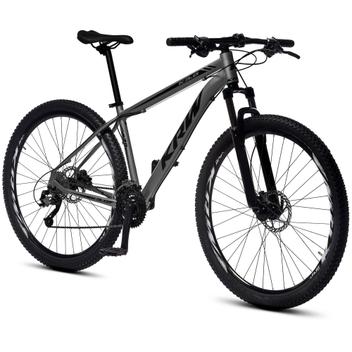 Bicicleta Krw S37 Aro 29 Susp. Dianteira 24 Marchas - Prata/preto
