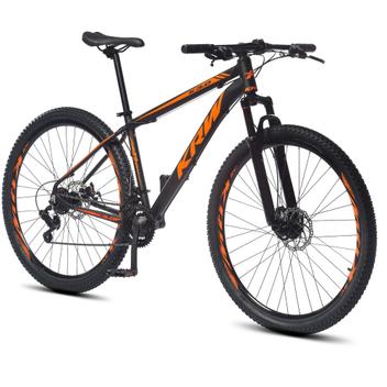 Bicicleta Krw X32 Disc M Aro 29 Susp. Dianteira 24 Marchas - Preto/laranja