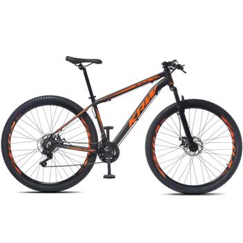 Bicicleta Krw X42 Disc M Aro 29 Susp. Dianteira 24 Marchas - Laranja/preto