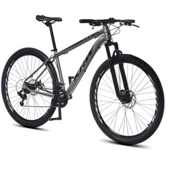 Bicicleta Krw X52 Disc M Aro 29 Susp. Dianteira 24 Marchas - Prata/preto