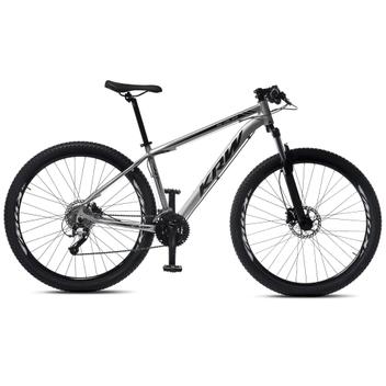 Bicicleta Krw X53 Disc H Aro 29 Susp. Dianteira 24 Marchas - Prata/preto