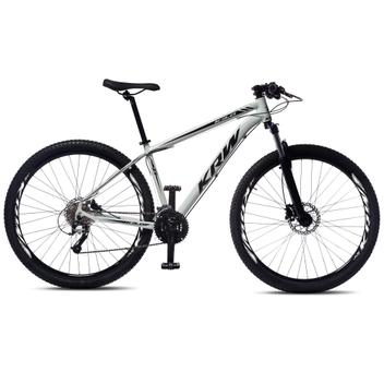 Bicicleta Krw R4 Aro 29 Susp. Dianteira 27 Marchas - Branco/preto