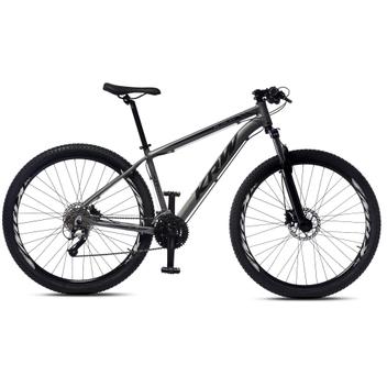 Bicicleta Krw R8 Aro 29 Susp. Dianteira 27 Marchas - Prata/preto