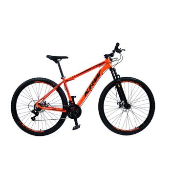 Bicicleta Krw S51 Aro 29 Susp. Dianteira 24 Marchas - Laranja/preto