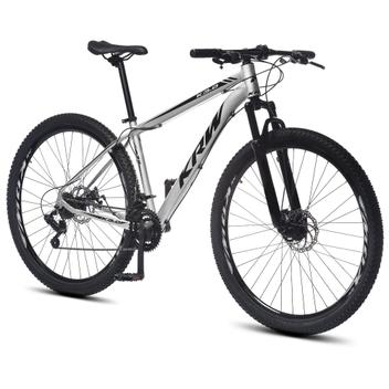 Bicicleta Krw S21 Aro 29 Susp. Dianteira 21 Marchas - Prata/preto