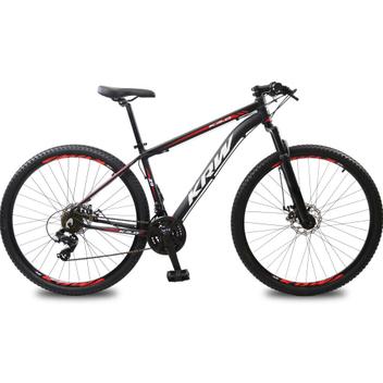 Bicicleta Krw S60 Disc M Aro 29 Susp. Dianteira 24 Marchas - Preto/vermelho