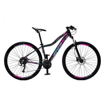 Bicicleta Krw Sx42 Disc H Aro 29 Susp. Dianteira 27 Marchas - Preto/rosa